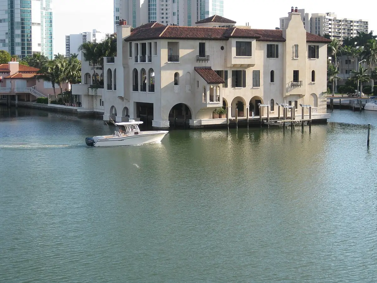 Naples waterfront in southwest Florida