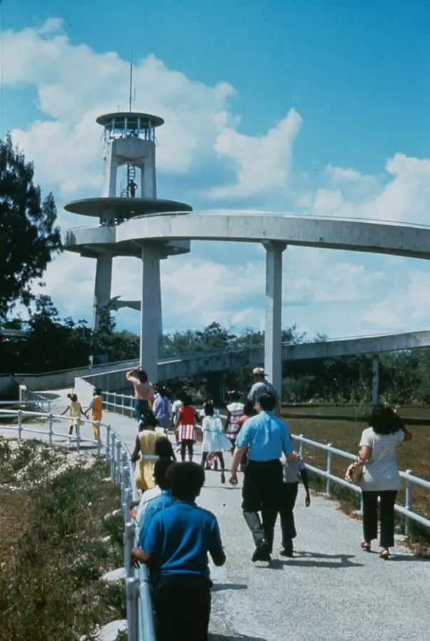 Shark Valley observation tower in the Everglades