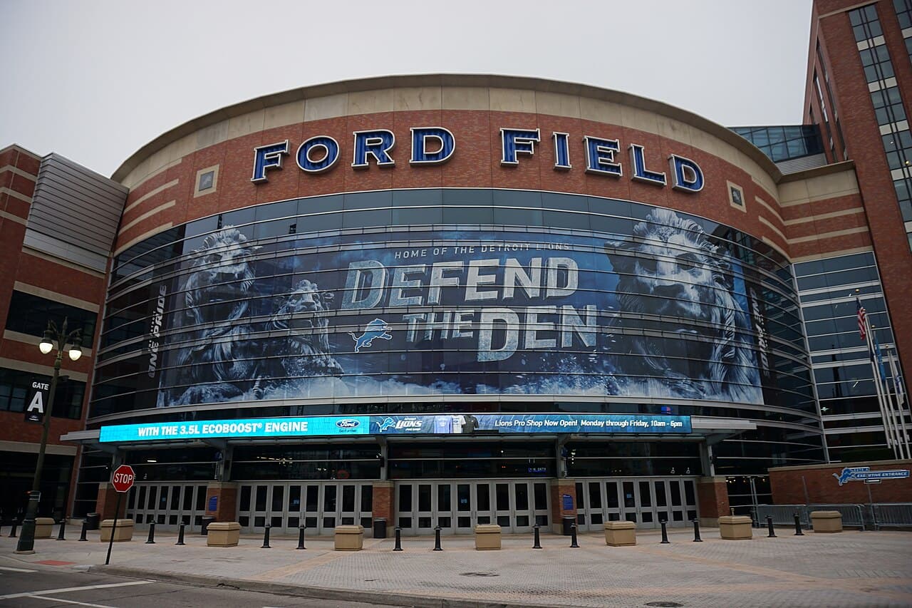 Ford Field, Michigan — destination view