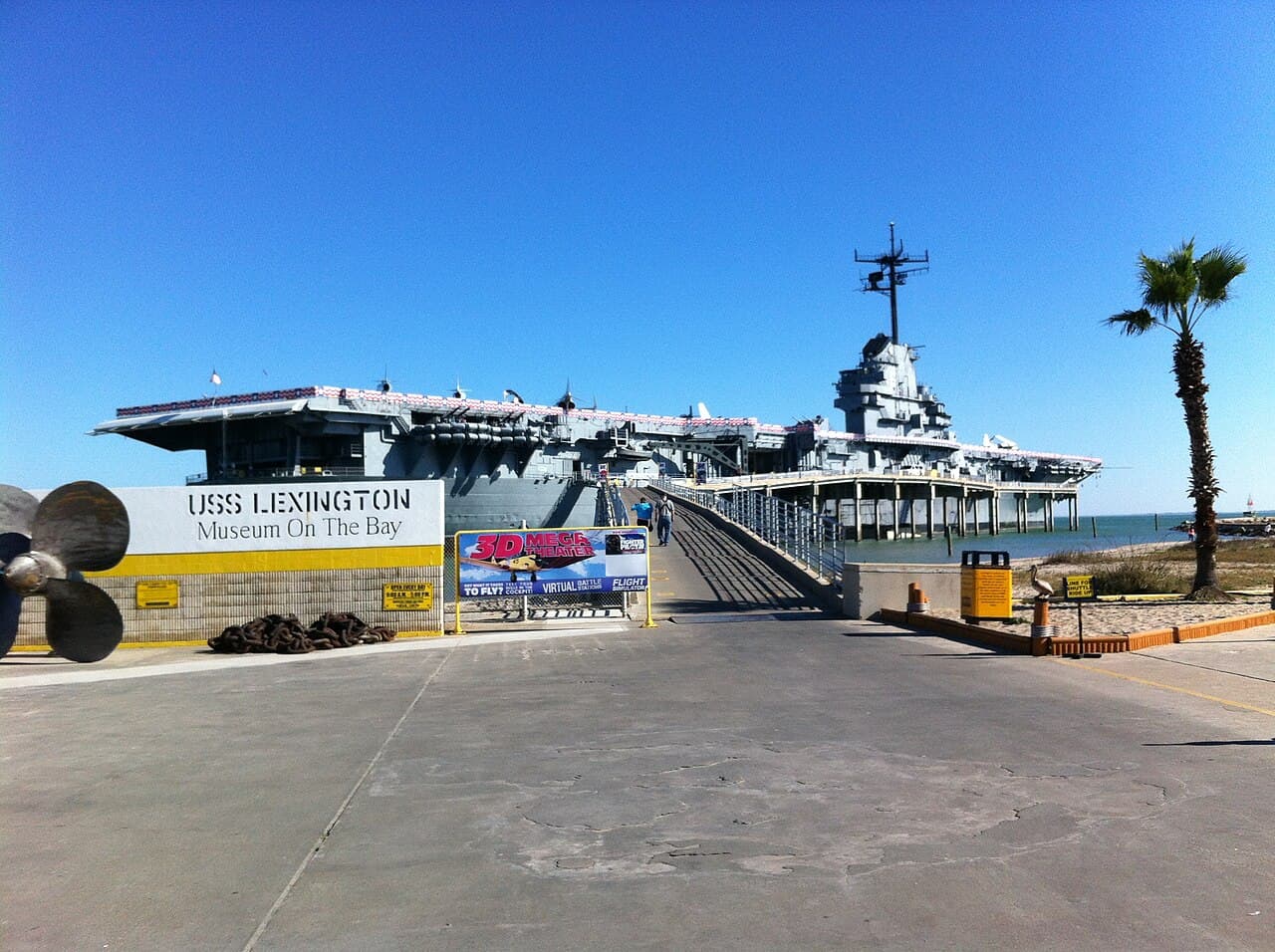 USS Lexington museum ship in Corpus Christi, Texas