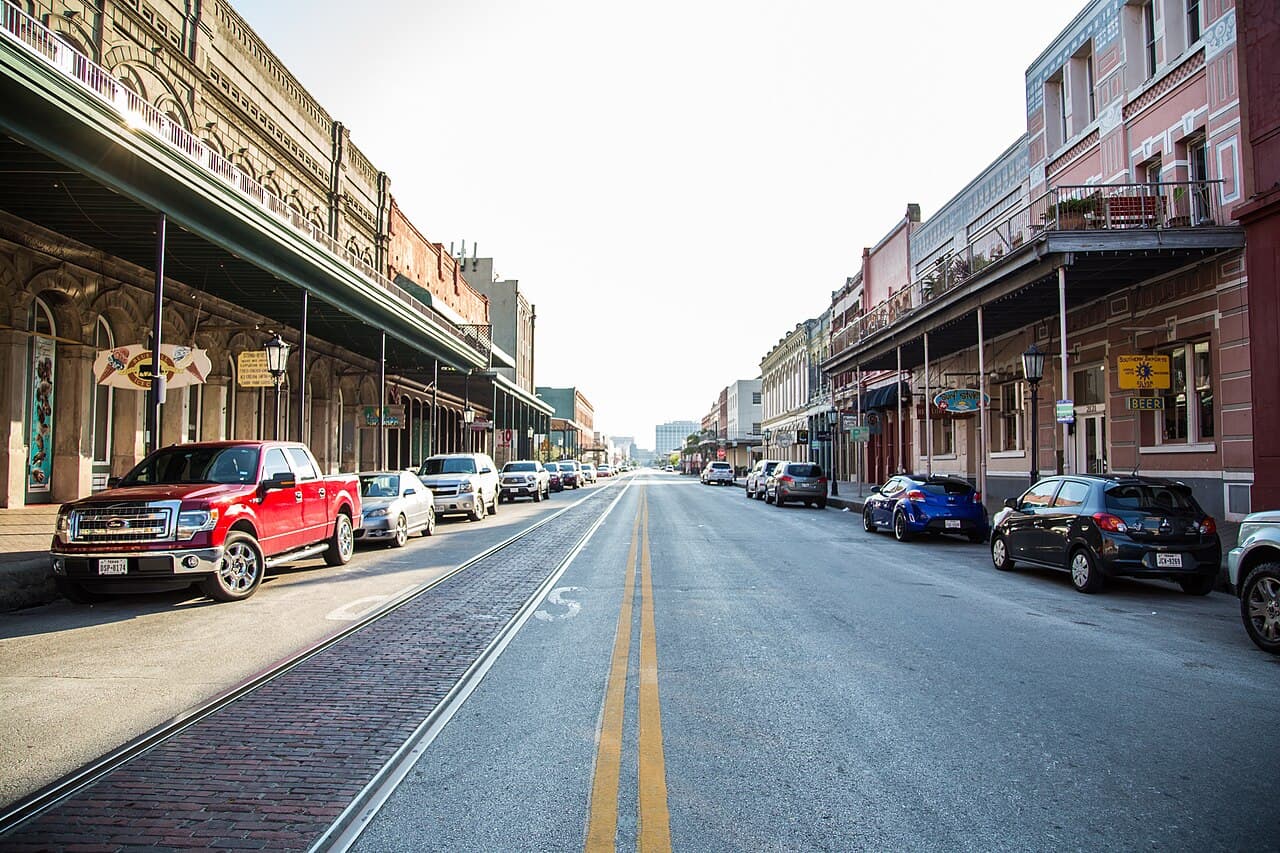 Galveston Historic Strand, Texas — destination view