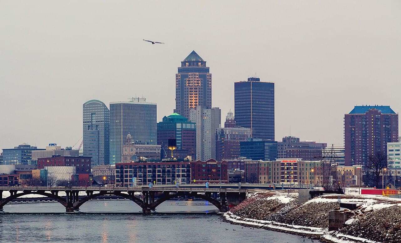 Des Moines, Iowa — city view