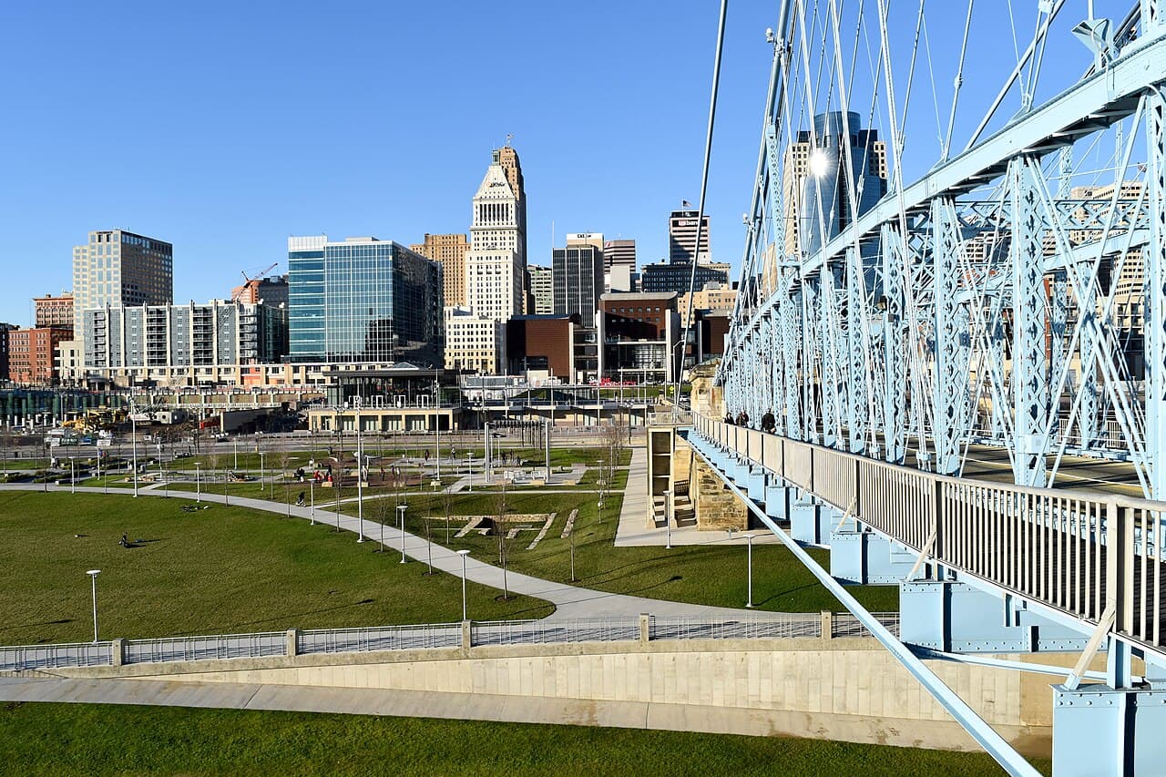 Cincinnati Riverfront, Ohio — destination view
