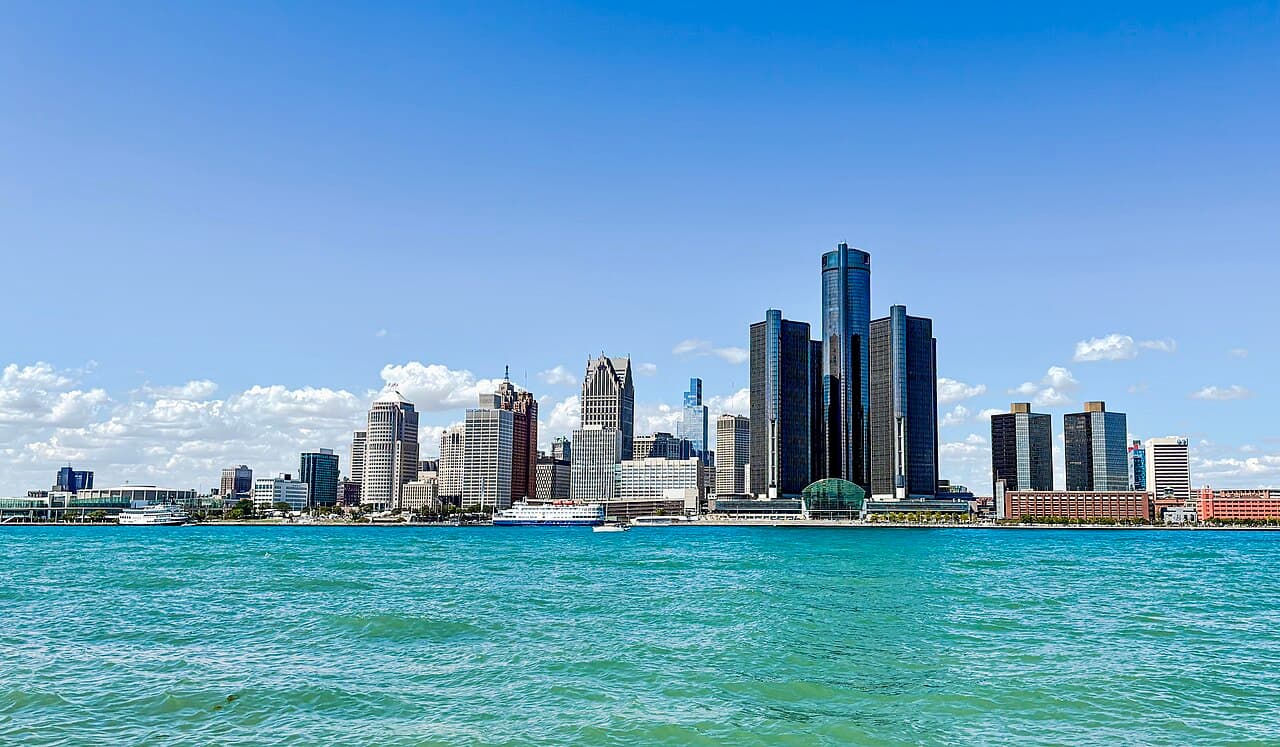 Detroit, Michigan — city view