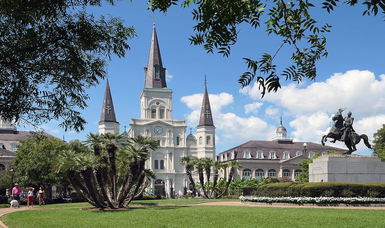 Jackson Square & St. Louis Cathedral, Louisiana — destination view