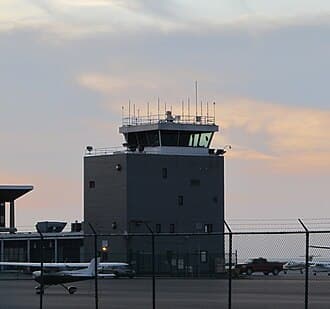 Burke Lakefront Airport — airport photograph
