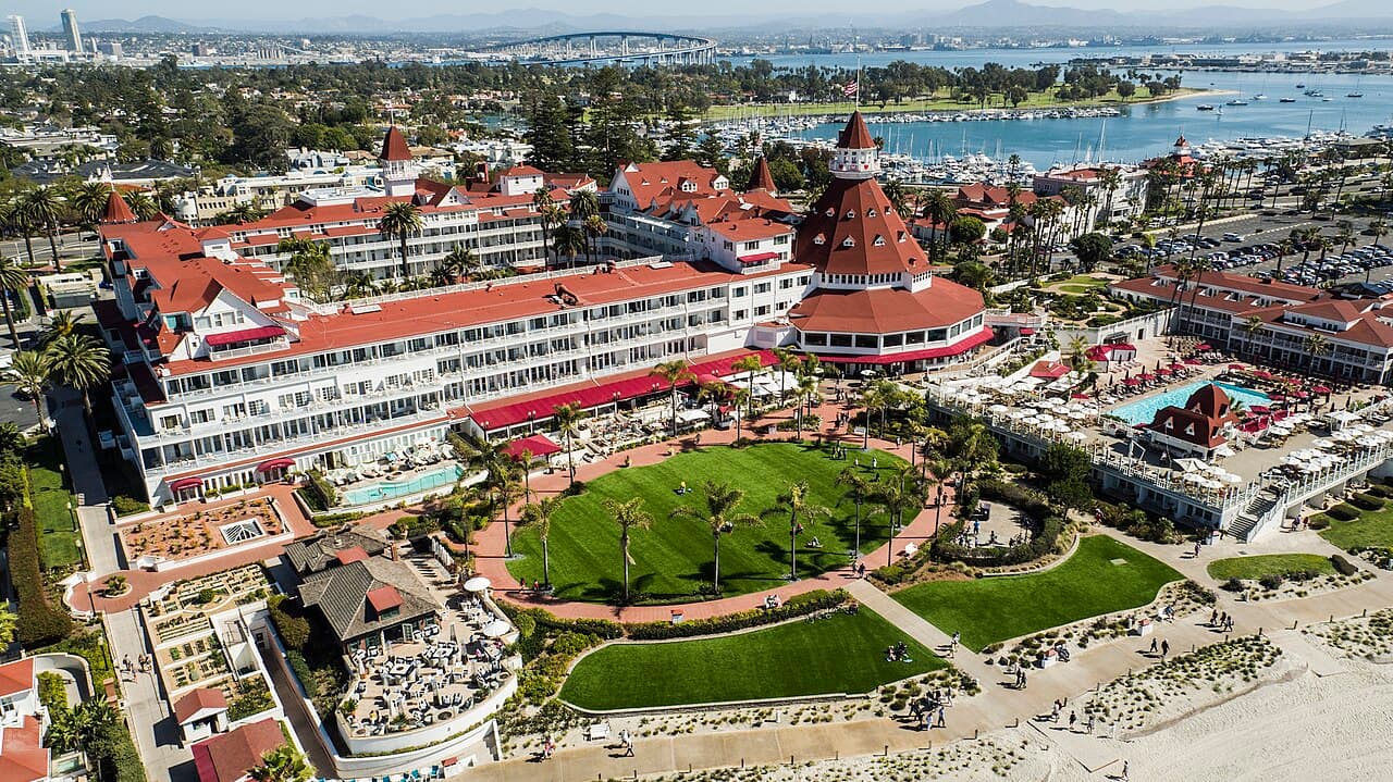 Coronado, California — Hotel del Coronado oceanfront resort