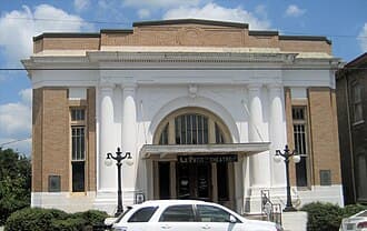 Local destination: Houma, Louisiana (local-area view, not the airport terminal).