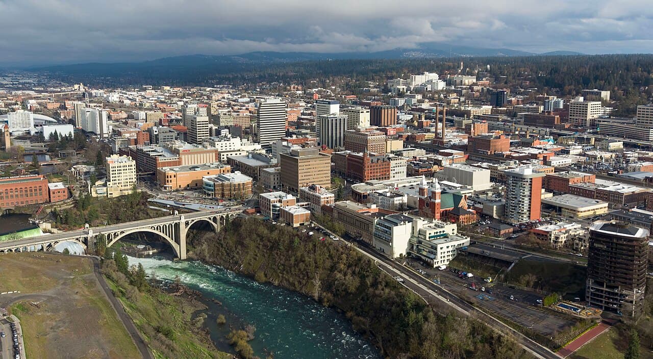 Spokane, Washington — city view