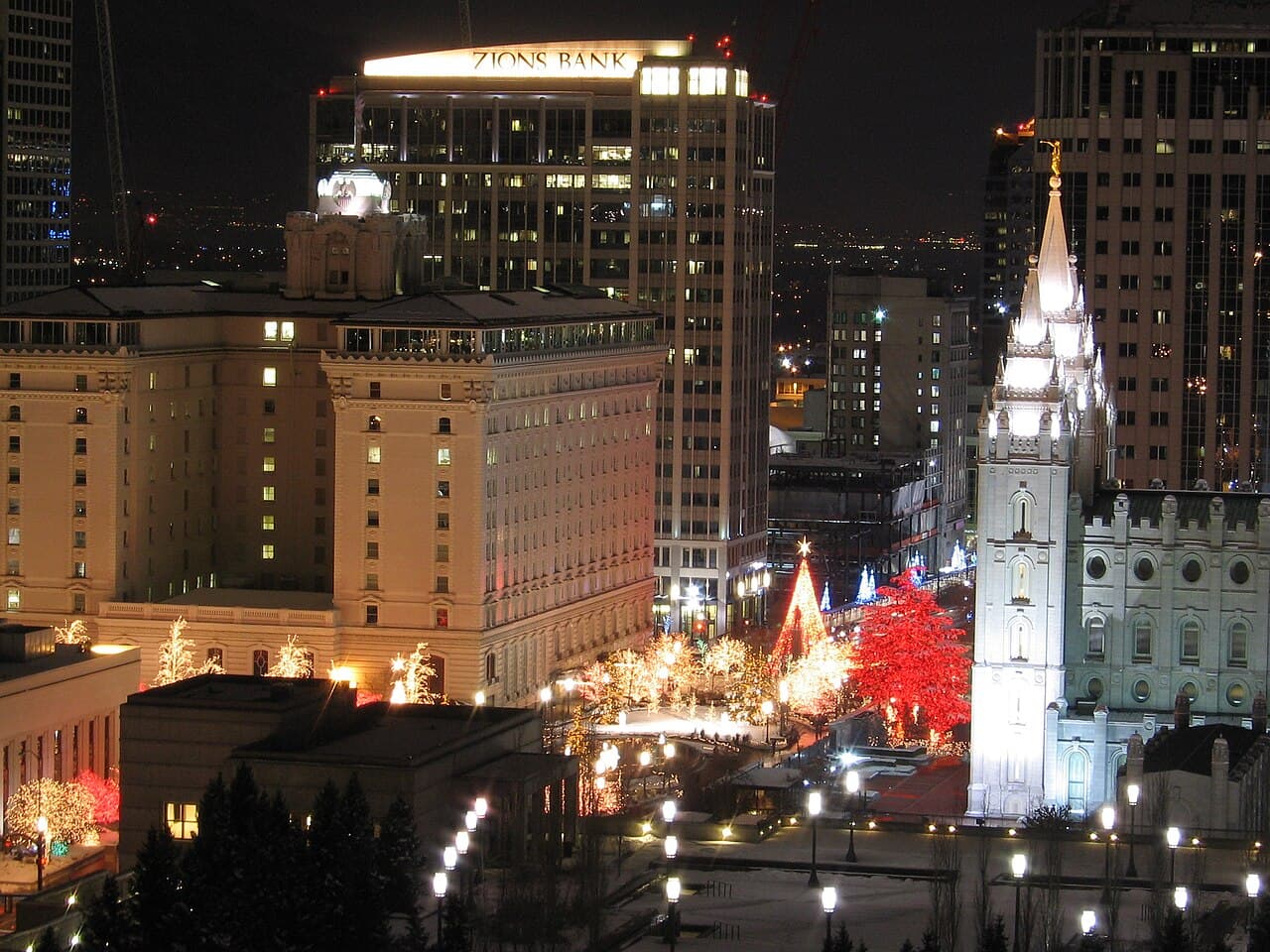 Salt Lake City Temple Square, Utah — destination view