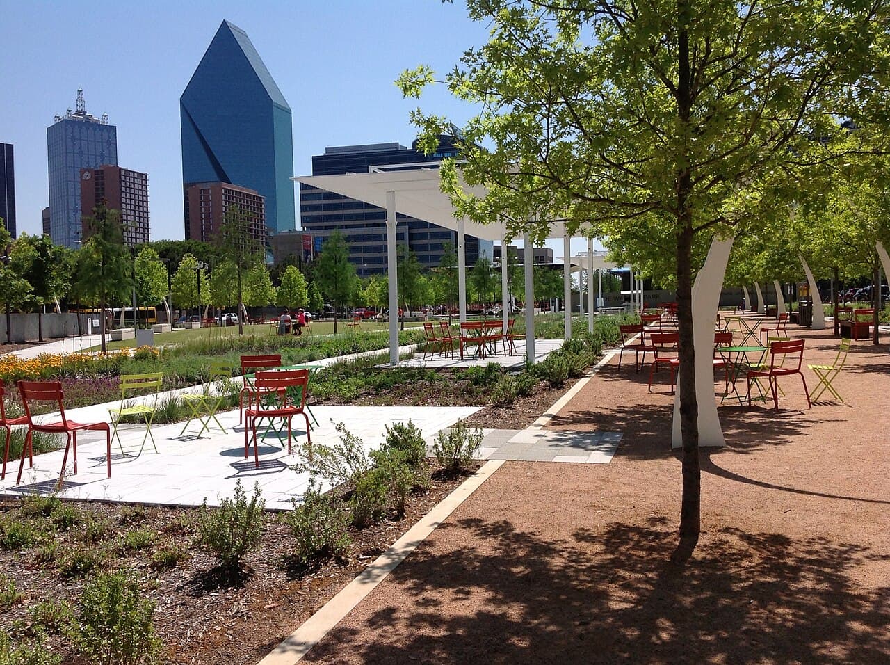 Klyde Warren Park, Texas — destination view