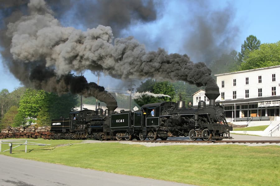 Cass Scenic Railroad, West Virginia — destination view