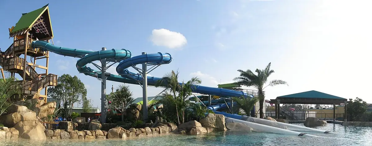 Dolphin Plunge water slides at Aquatica Orlando