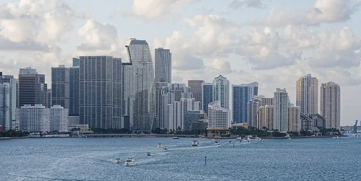 Miami waterfront skyline