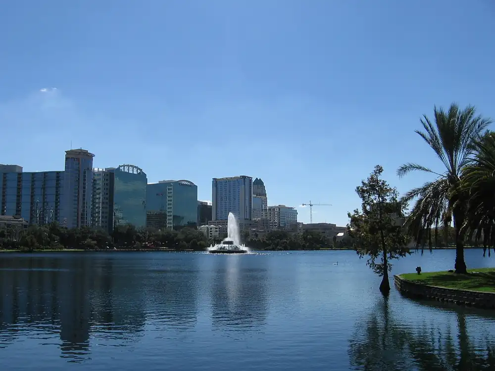 Lake Eola Park in downtown Orlando