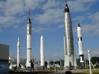 Rocket Garden at Kennedy Space Center Visitor Complex