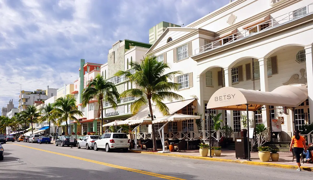 Ocean Drive in South Beach, Miami Beach